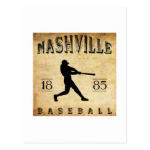 1885 Nashville Tennessee Baseball Postcard