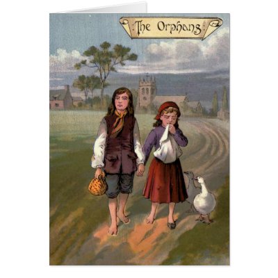 1885 The Orphans Goody Two Shoes Vintage Card by Vintage_Victorican