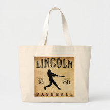 1886 Lincoln Nebraska Baseball Bags
