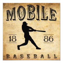 1886 Mobile Alabama Baseball Photograph