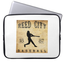1887 Reed City Michigan Baseball Computer Sleeves