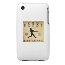 1888 Derby Connecticut Baseball iPhone 3 Case-Mate Cases
