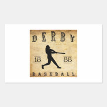 1888 Derby Connecticut Baseball Stickers