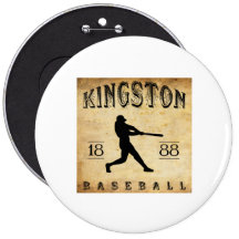 1888 Kingston Ontario Canada Baseball Pinback Button