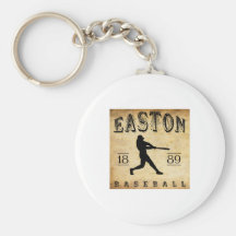 1889 Easton New Jersey Baseball Key Chain
