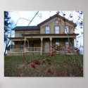 1889 house Poster print