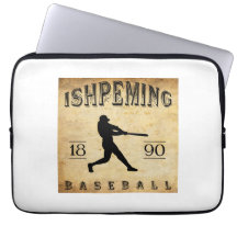 1890 Ishpeming Michigan Baseball Laptop Sleeves