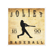 1890 Joliet Illinois Baseball Canvas Prints