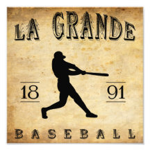 1891 La Grande Oregon Baseball Photo