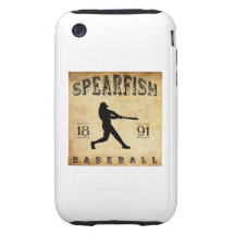 1891 Spearfish South Dakota Baseball Tough iPhone 3 Cases
