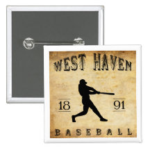 1891 West Haven Connecticut Baseball Pins