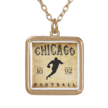 1892 Chicago Illinois Football Pendants
