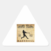 1892 Grand Island Nebraska Baseball Sticker
