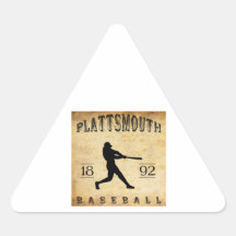1892 Plattsmouth Nebraska Baseball Stickers