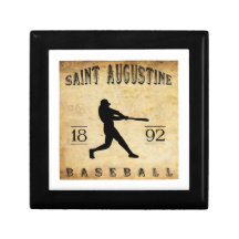 1892 Saint Augustine Florida Baseball Keepsake Box