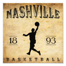 1893 Nashville Tennessee Basketball Photo Print