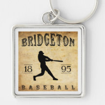 1895 Bridgeton New Jersey Baseball Key Chains
