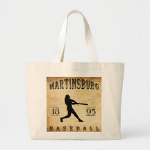 1895 Martinsburg West Virginia Baseball Tote Bag