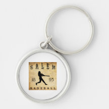 1895 Salem New Jersey Baseball Keychain