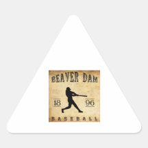 1896 Beaver Dam Wisconsin Baseball Stickers
