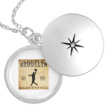 1896 Brooklyn New York Basketball Locket