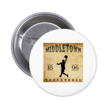 1896 Middletown Connecticut Basketball Pins