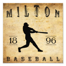 1896 Milton Pennsylvania Baseball Photograph