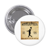 1896 Minneapolis Minnesota Basketball Pins