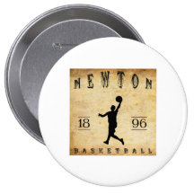 1896 Newton Massachusetts Basketball Pin