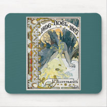 1896 NOEL 1897 Alphonse Maria Mucha Mousepads