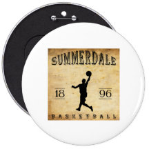 1896 Summerdale Pennsylvania Basketball Button