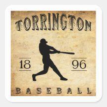 1896 Torrington Connecticut Baseball Stickers