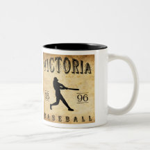 1896 Victoria British Columbia Canada Baseball Mugs