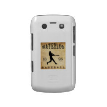 1896 Waterloo Wisconsin Baseball Blackberry Bold Cases