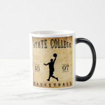 1897 State College Pennsylvania Basketball Coffee Mugs