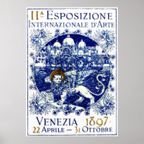 1897 Venice Art Poster