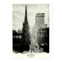 1898 Broadway New York City Post Cards