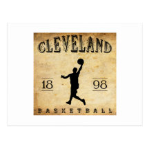 1898 Cleveland Ohio Basketball Postcards