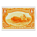 1898 Indian Hunting Buffalo Stamp Cards
