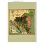 1898 Official Map of Nicaragua