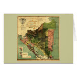 1898 Official Map of Nicaragua