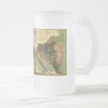 1898 Official Map of Nicaragua Coffee Mugs