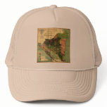 1898 Official Map of Nicaragua hats