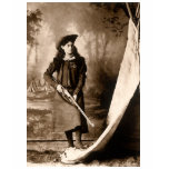 1898 Photo of Miss Annie Oakley Holding a Rifle t-shirts