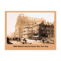 1899 Art photo Waldorf Astoria Hotel, New York Postcard