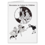 1899 Children's Fashions Newspaper Design Card