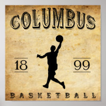 1899 Columbus Ohio Basketball Print