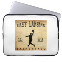 1899 East Lansing Michigan Basketball Laptop Computer Sleeve