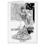 1899 French 5:00 O'Clock Tea Gown Card