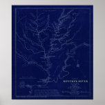 1899 Map of Koyukuk River, Alaska Print